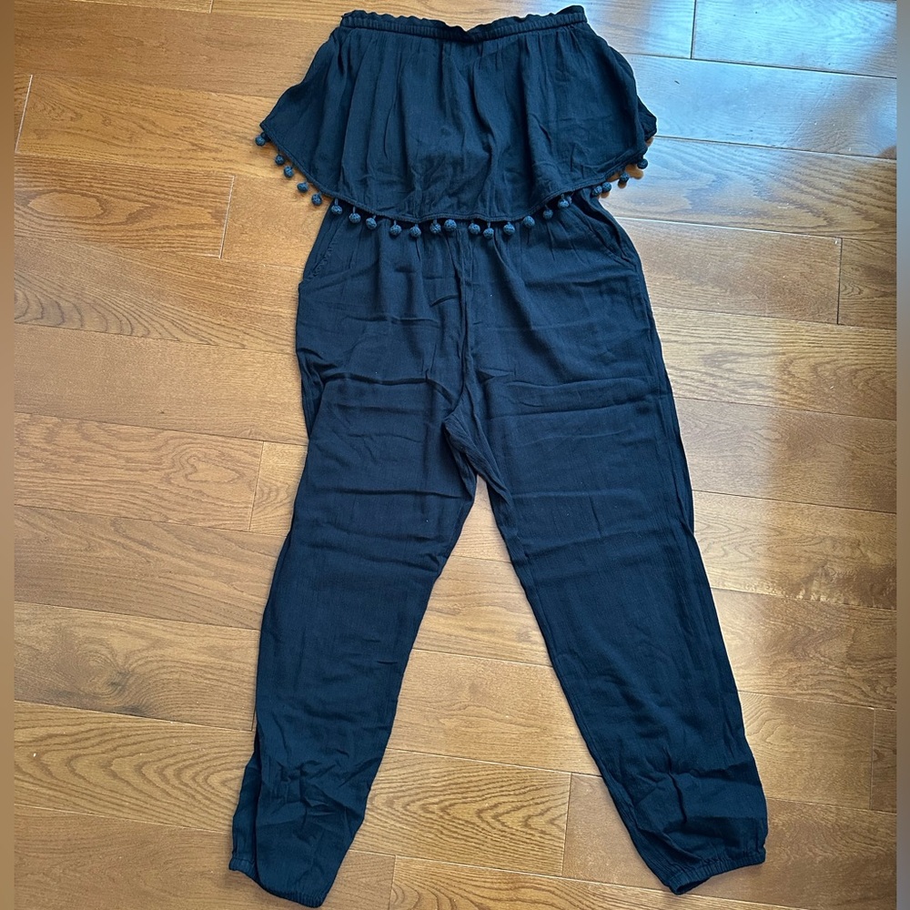 Aerie strapless jumpsuit
